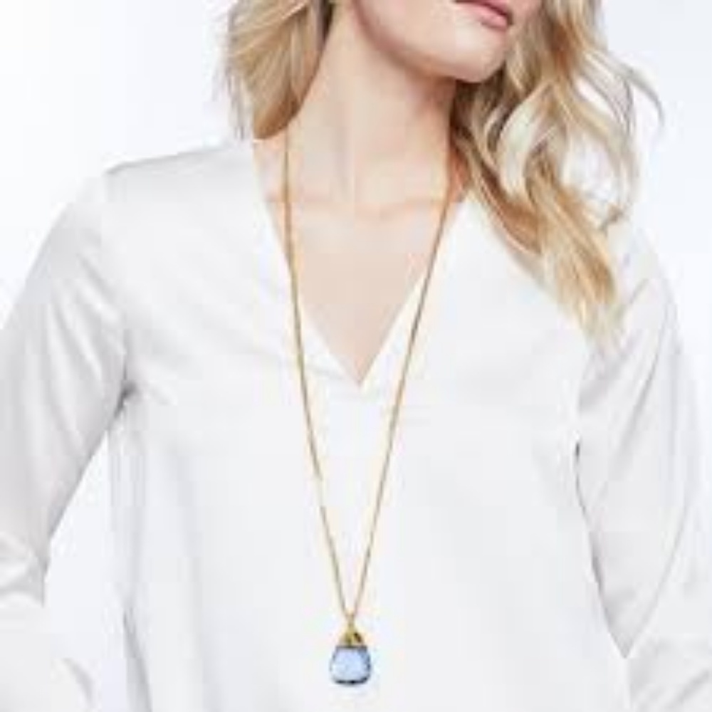 Julie Vos Savannah Pendant, Clear Crystal